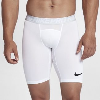 cheap nfl jerseys custom Nike Men\'s Pro 6” Training Shorts - White/Black where to buy cheap sports jerseys
